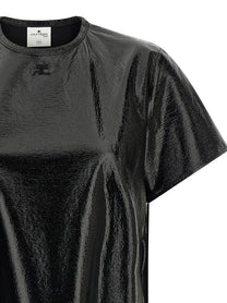 courrèges Vinyl Dress Black