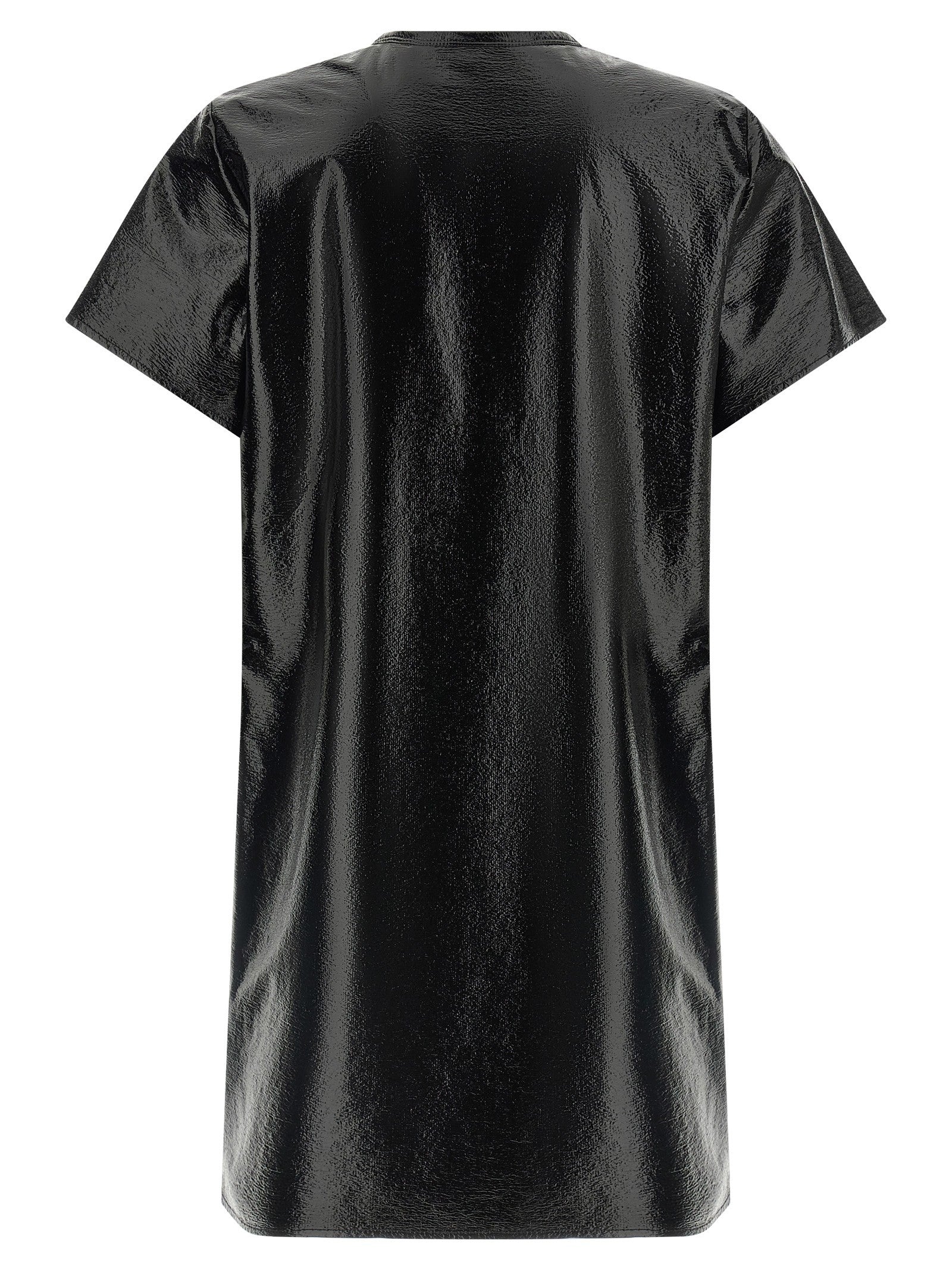 courrèges Vinyl Dress Black