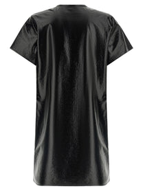 courrèges Vinyl Dress Black