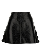 courrèges Vinyl Miniskirt Black
