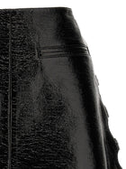 courrèges Vinyl Miniskirt Black, view 4