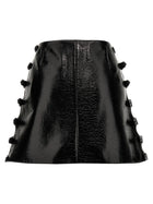 courrèges Vinyl Miniskirt Black, view 2