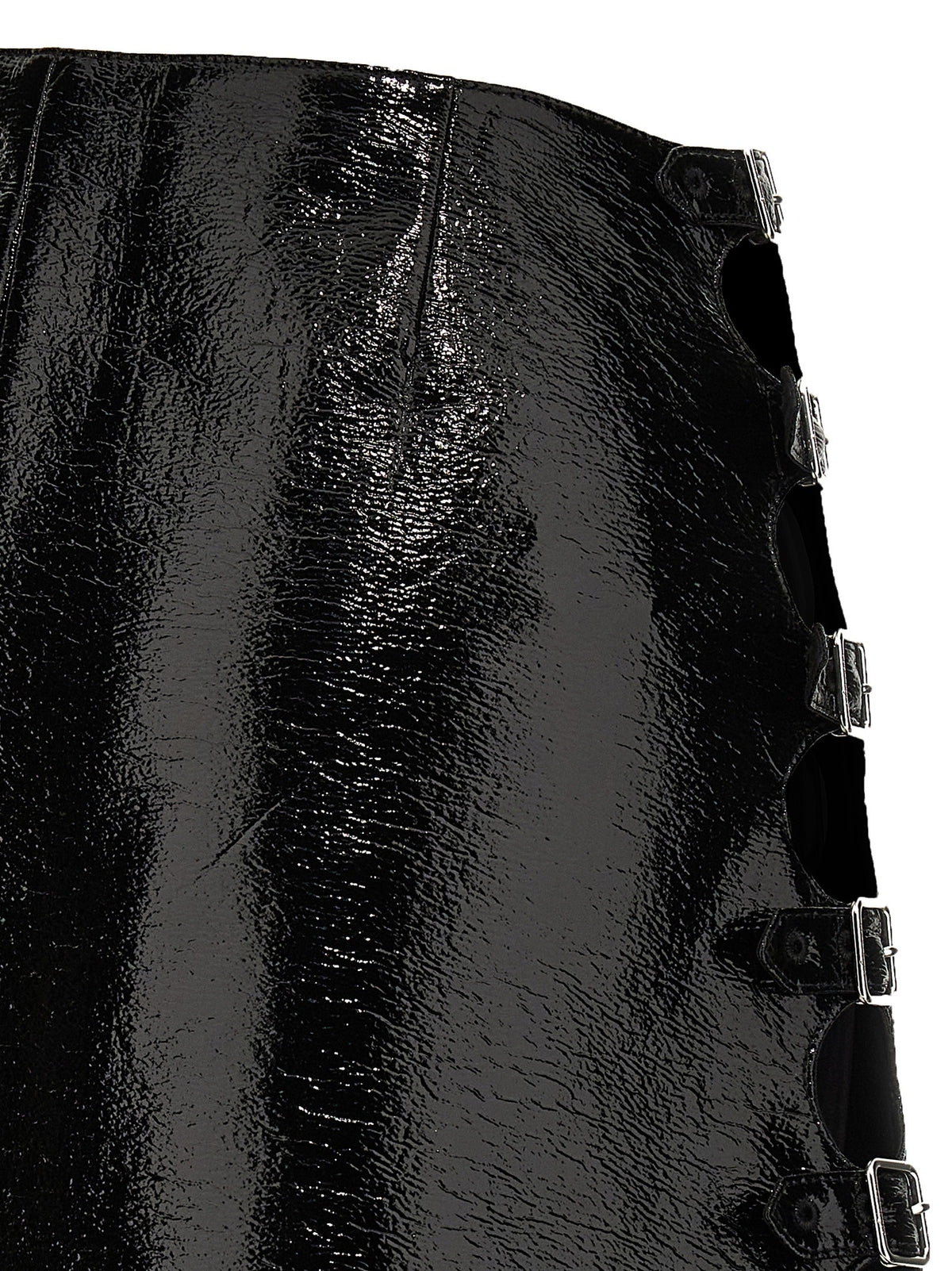 courrèges Vinyl Miniskirt Black, view 5