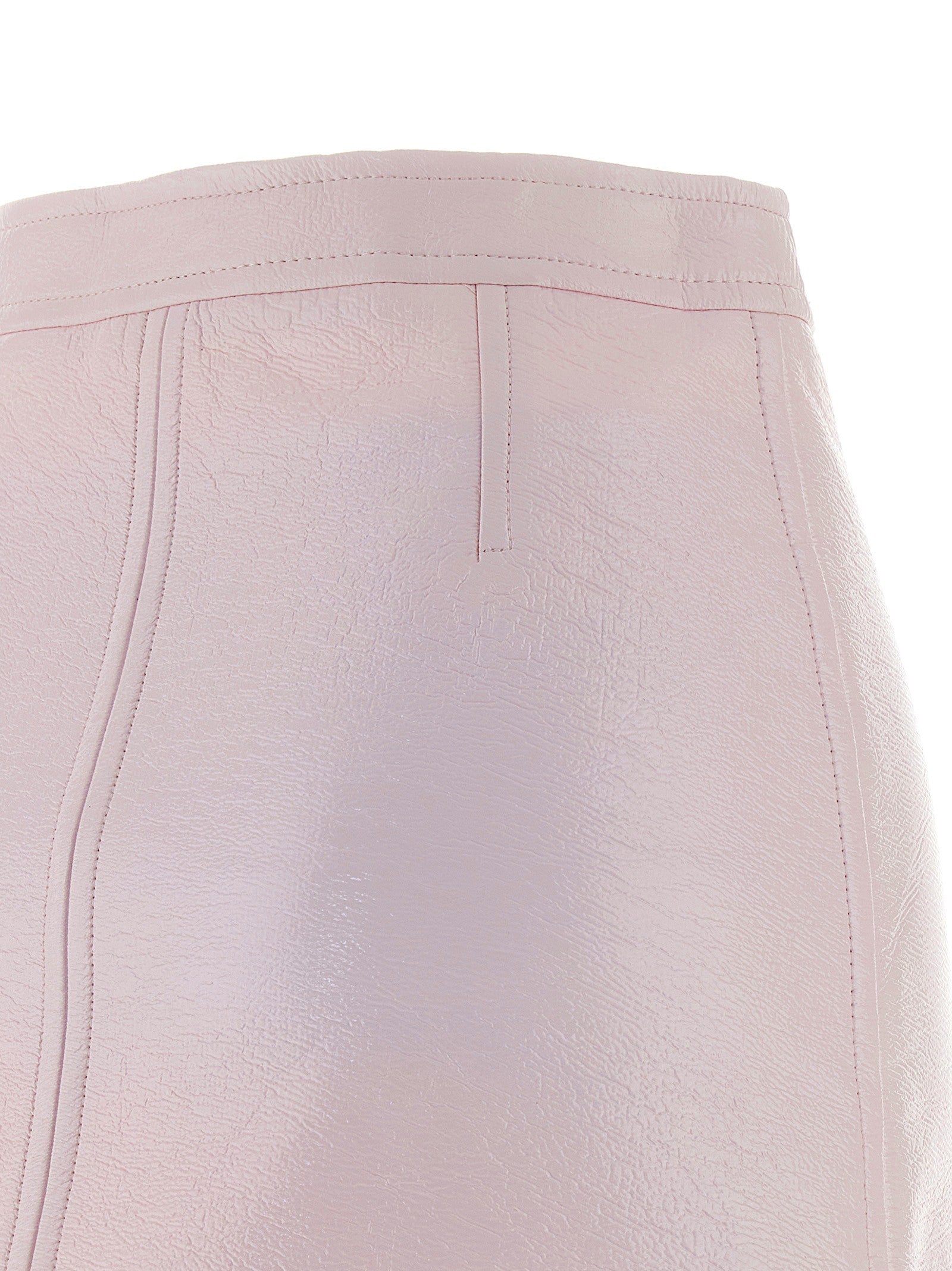 courrèges Vinyl Skirt Blue