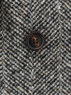 Brunello Cucinelli Women's Virgin Wool and Alpaca Overcoat Black