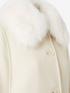 Fendi Women's Virgin Wool and Angora Cape White
