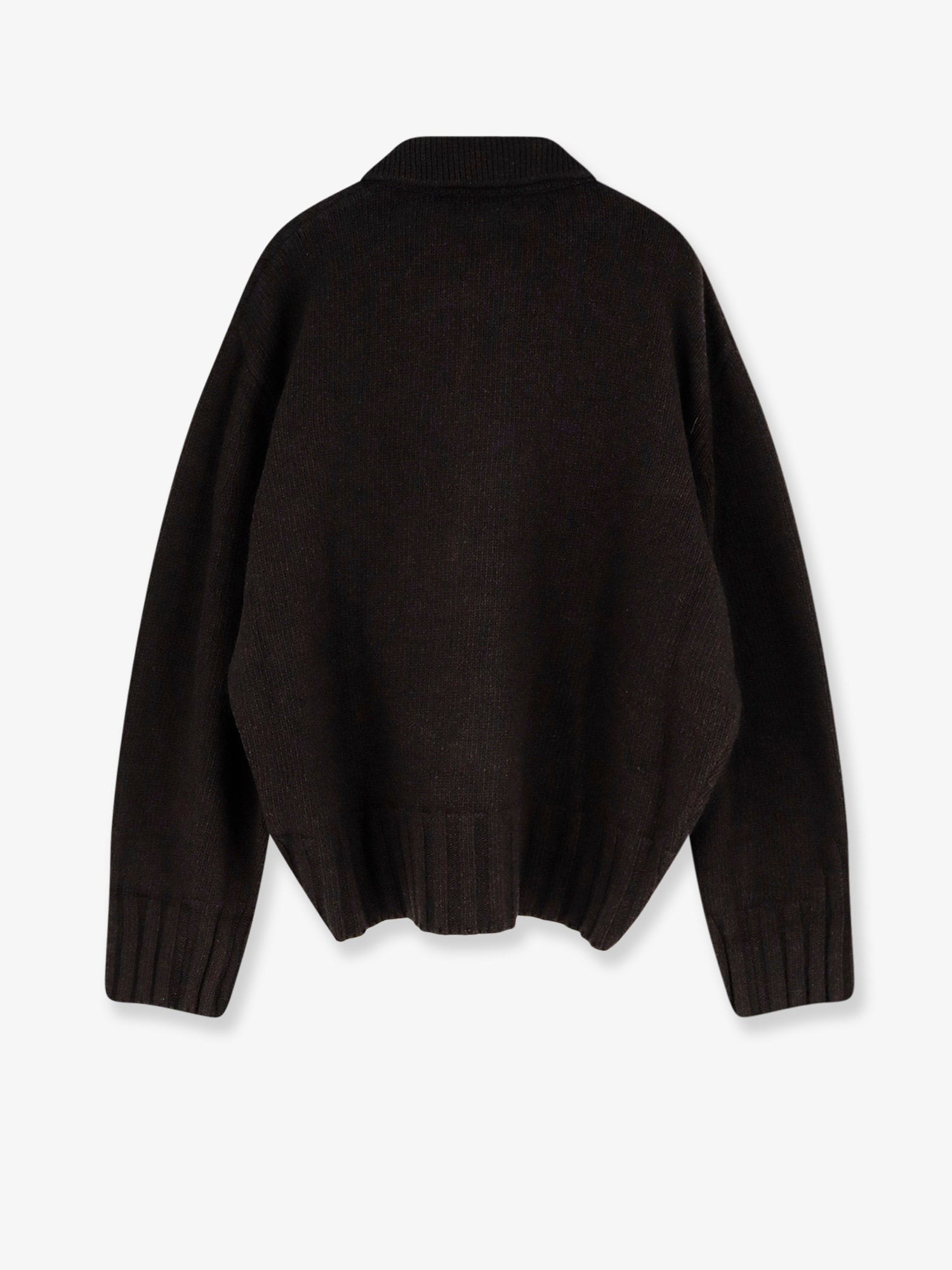 The Attico Women's Virgin Wool and Cashmere Blend Cardigan Brown