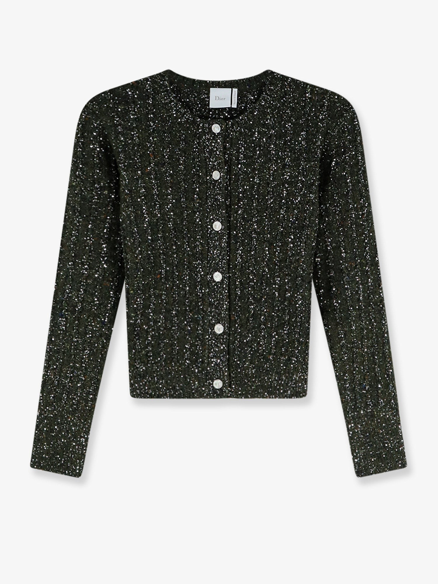 Dior Women's Virgin Wool and Cashmere Blend Tweed Blazer Pattern