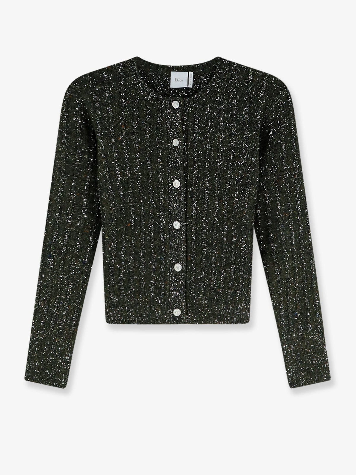 Dior Women's Virgin Wool and Cashmere Blend Tweed Blazer Pattern