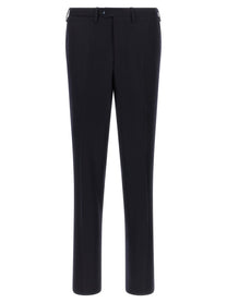 Kiton Virgin Wool and Cashmere Dress Blue