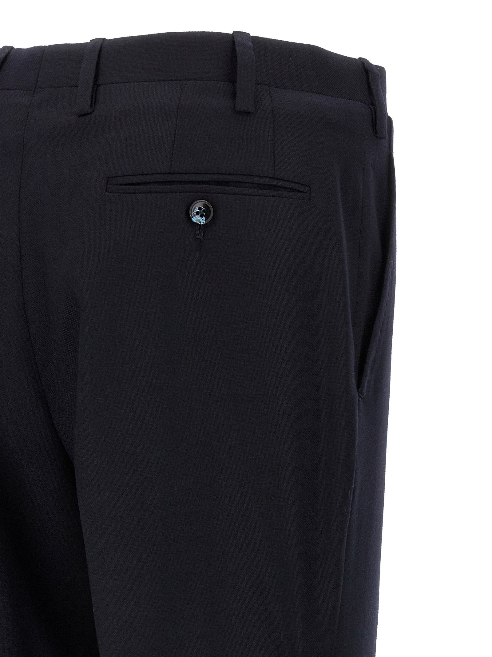 Kiton Virgin Wool and Cashmere Dress Blue