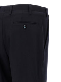Kiton Virgin Wool and Cashmere Dress Blue