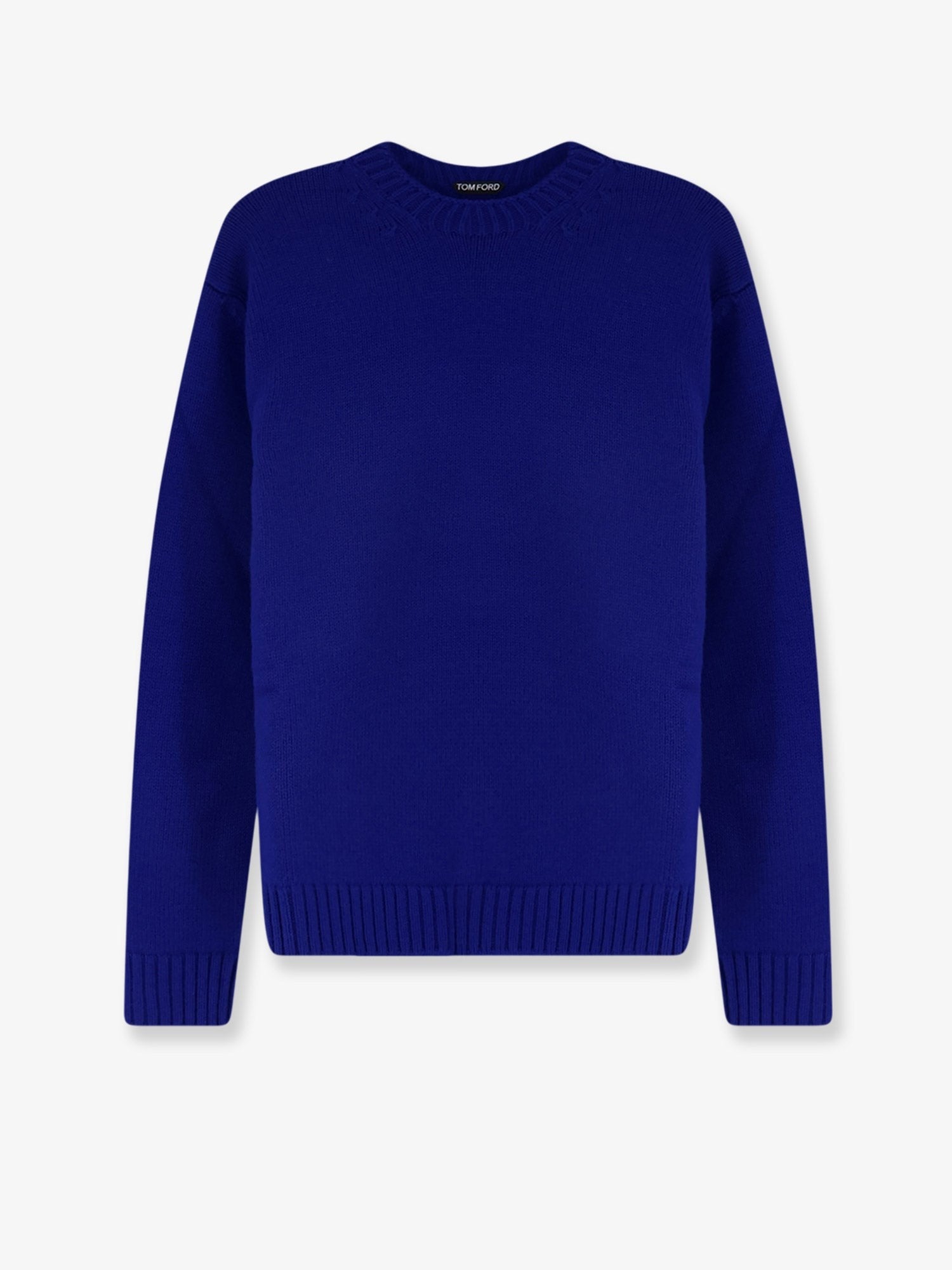 Tom Ford Men's Virgin Wool and Cashmere Sweater Blue