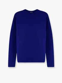Tom Ford Men's Virgin Wool and Cashmere Sweater Blue