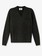 Alpha-Studio Men's Virgin Wool and Cashmere Sweater Green