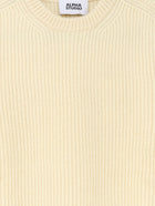 Alpha-Studio Men's Virgin Wool and Cashmere Sweater White