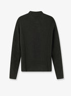 Alpha-Studio Men's Virgin Wool and Cashmere Sweater Green