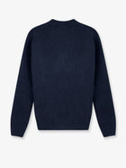 Alpha-Studio Men's Virgin Wool and Cashmere Sweater Blue