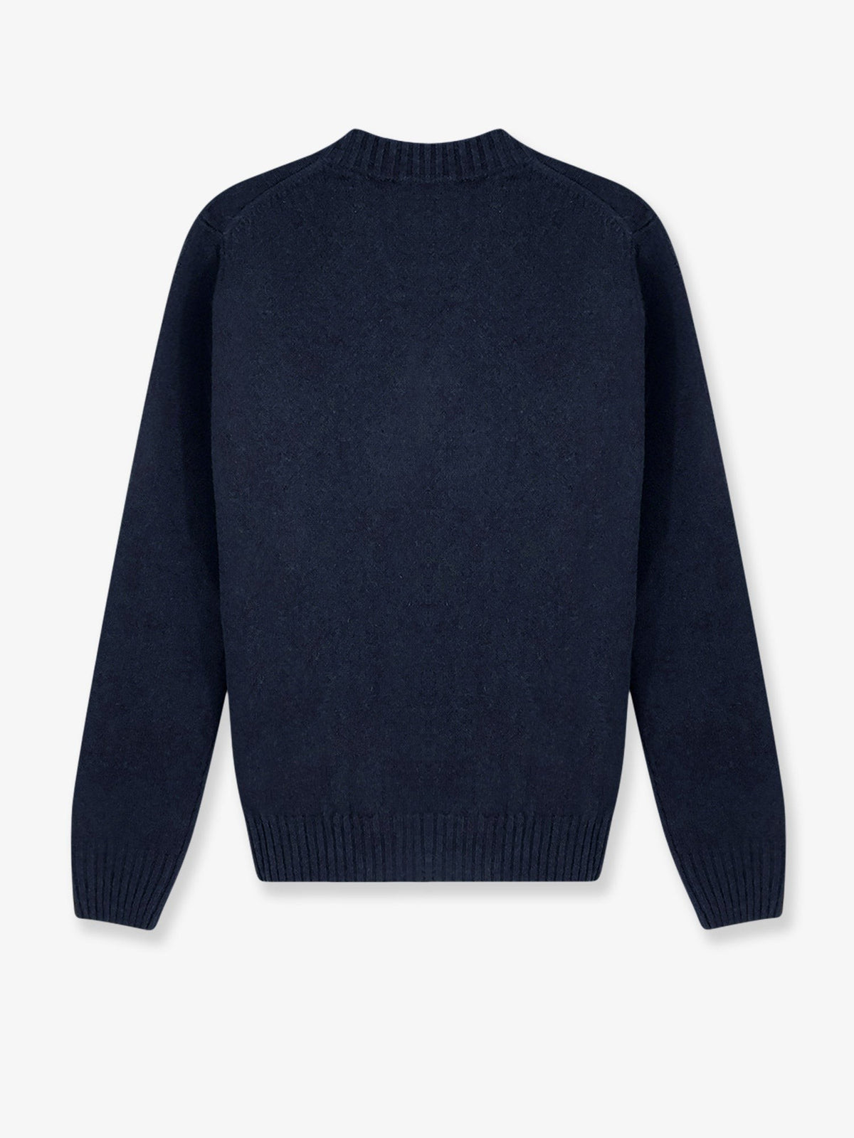 Alpha-Studio Men's Virgin Wool and Cashmere Sweater Blue