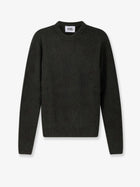 Alpha-Studio Men's Virgin Wool and Cashmere Sweater Green