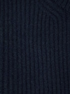 Alpha-Studio Men's Virgin Wool and Cashmere Sweater Blue