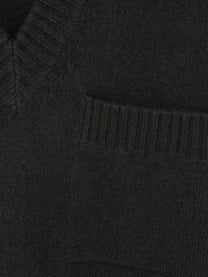 Alpha-Studio Men's Virgin Wool and Cashmere Sweater Black