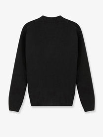 Alpha-Studio Men's Virgin Wool and Cashmere Sweater Black