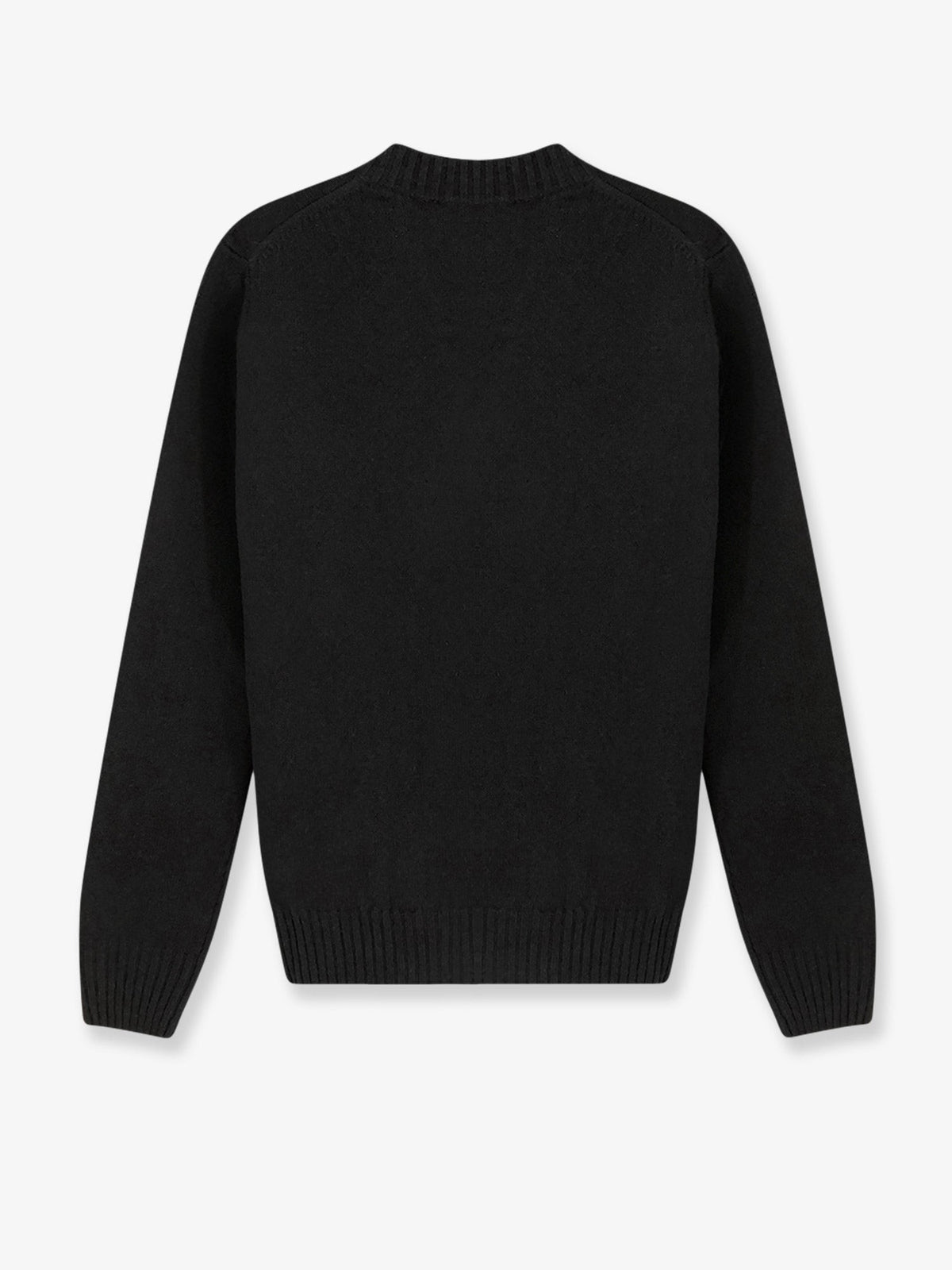 Alpha-Studio Men's Virgin Wool and Cashmere Sweater Black