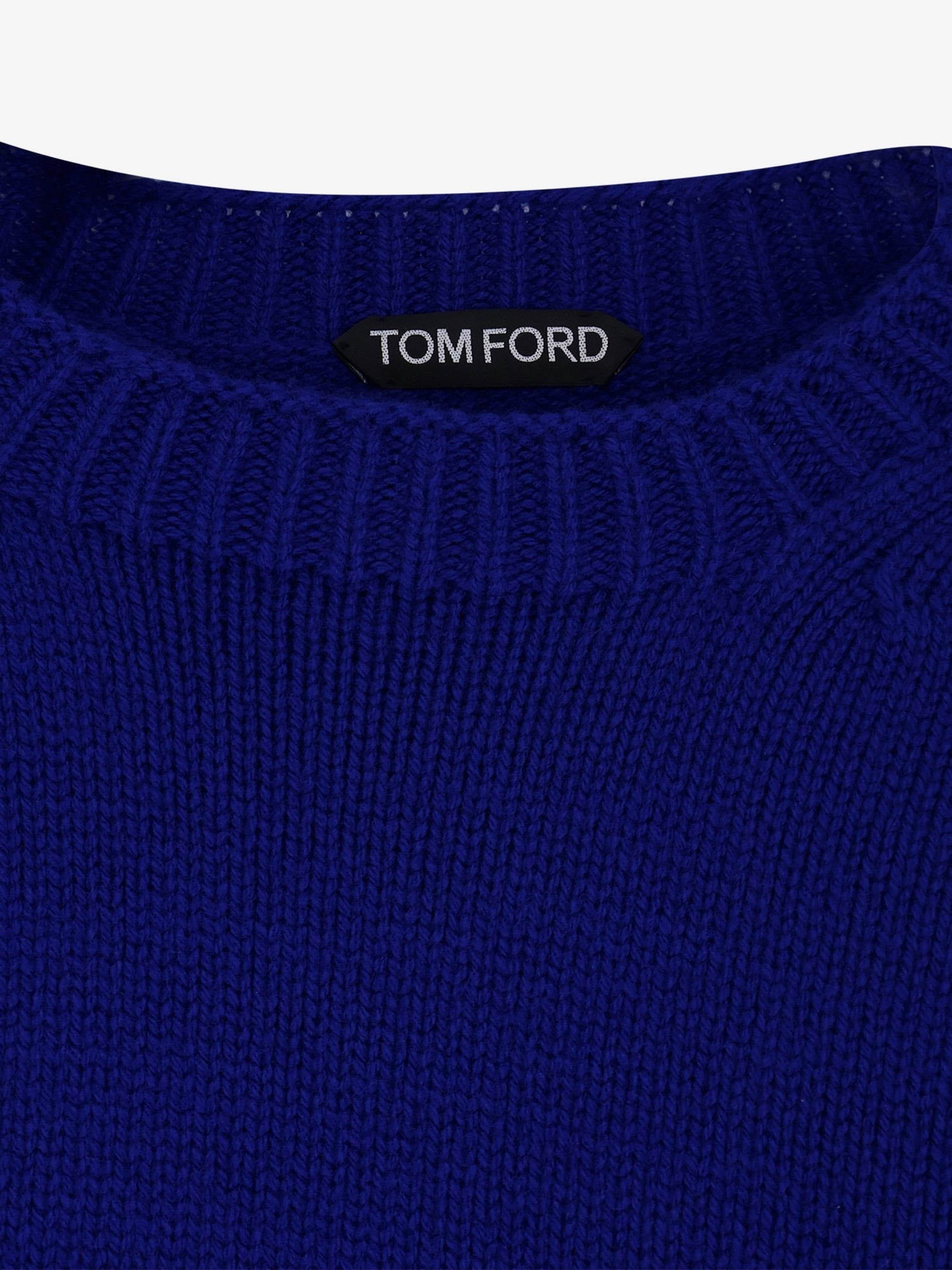 Tom Ford Men's Virgin Wool and Cashmere Sweater Blue
