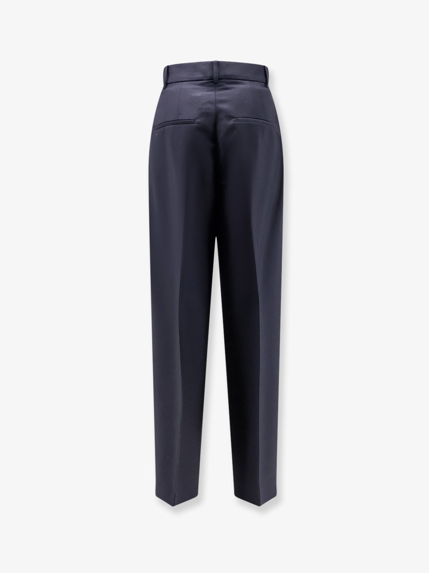Rohe Women's Virgin Wool and Mohair Trousers Blue