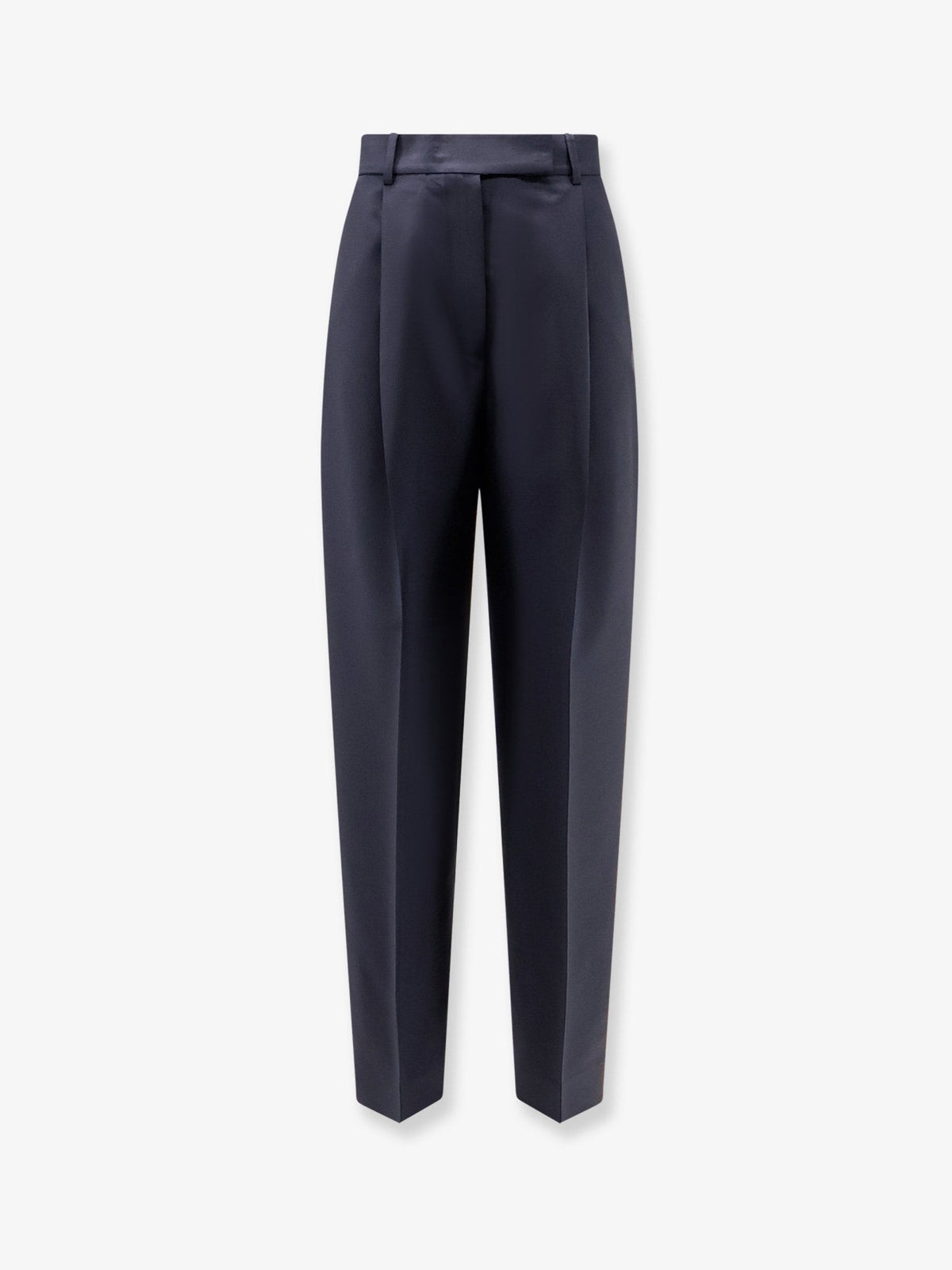 Rohe Women's Virgin Wool and Mohair Trousers Blue