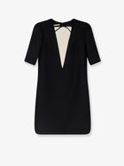 Valentino Women's Virgin Wool and Silk Mini Dress Black