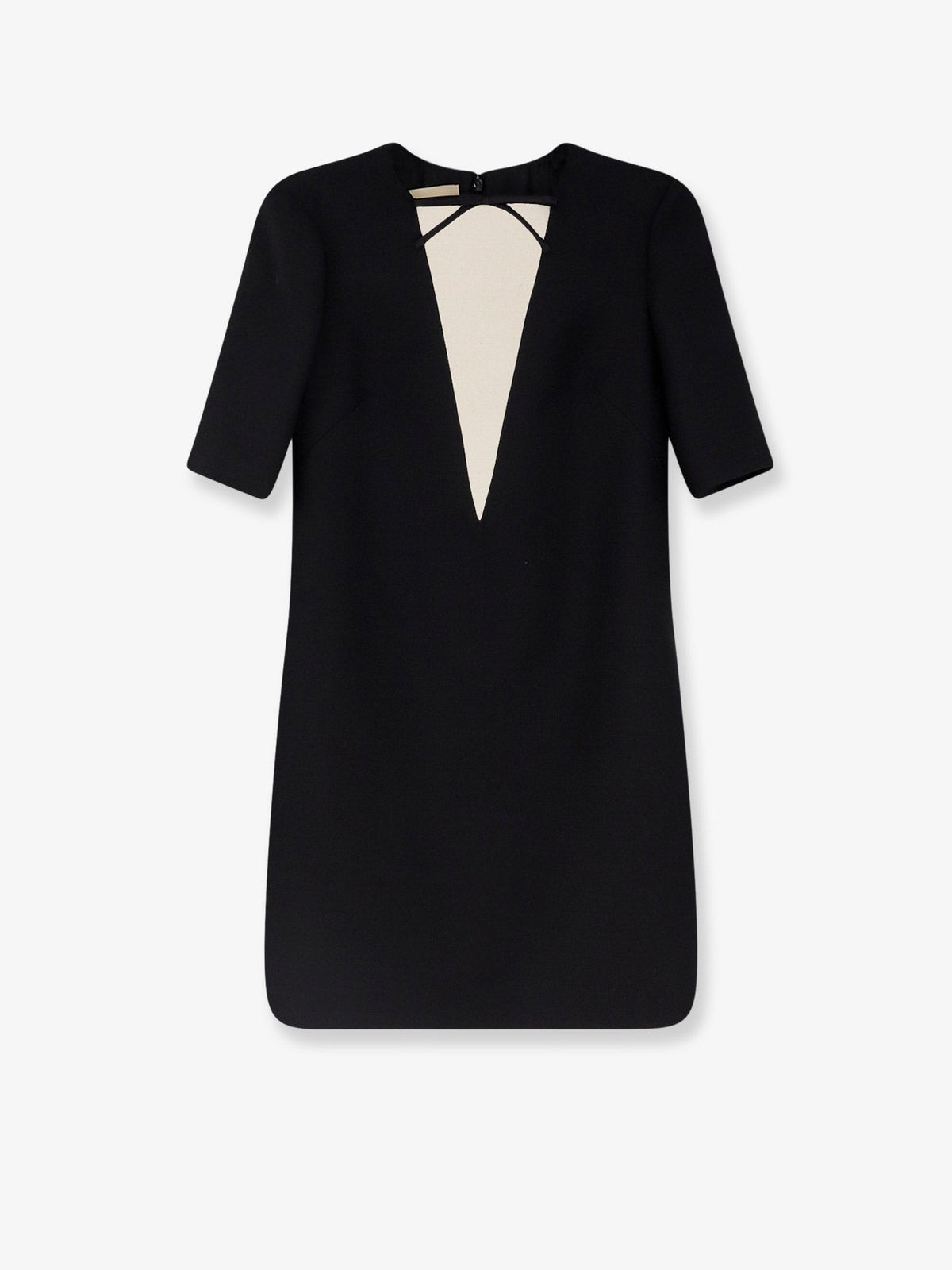 Valentino Women's Virgin Wool and Silk Mini Dress Black