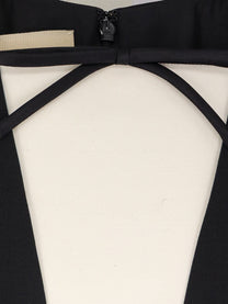 Valentino Women's Virgin Wool and Silk Mini Dress Black