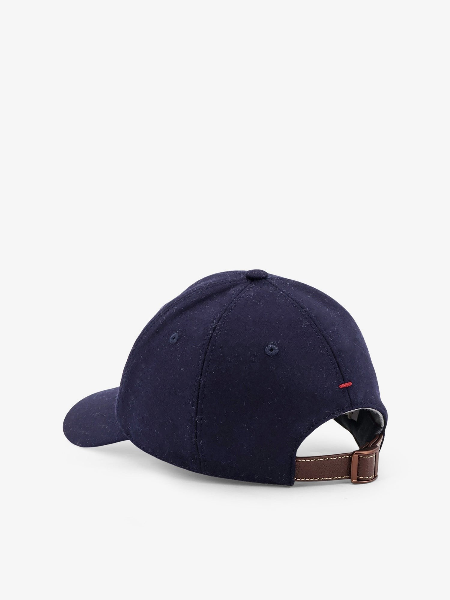 Brunello Cucinelli Men's Virgin Wool Baseball Hat Grey
