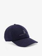Brunello Cucinelli Men's Virgin Wool Baseball Hat Grey, view 2