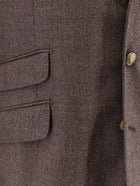 Brunello Cucinelli Men's Virgin Wool Blazer Gold, view 3