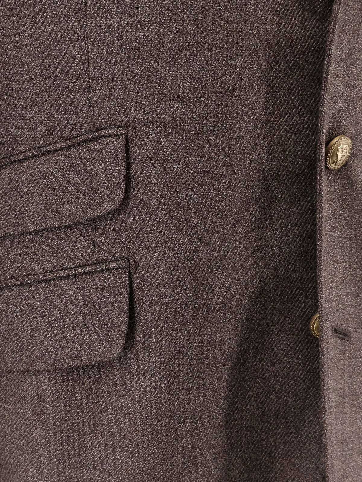 Brunello Cucinelli Men's Virgin Wool Blazer Gold, view 3
