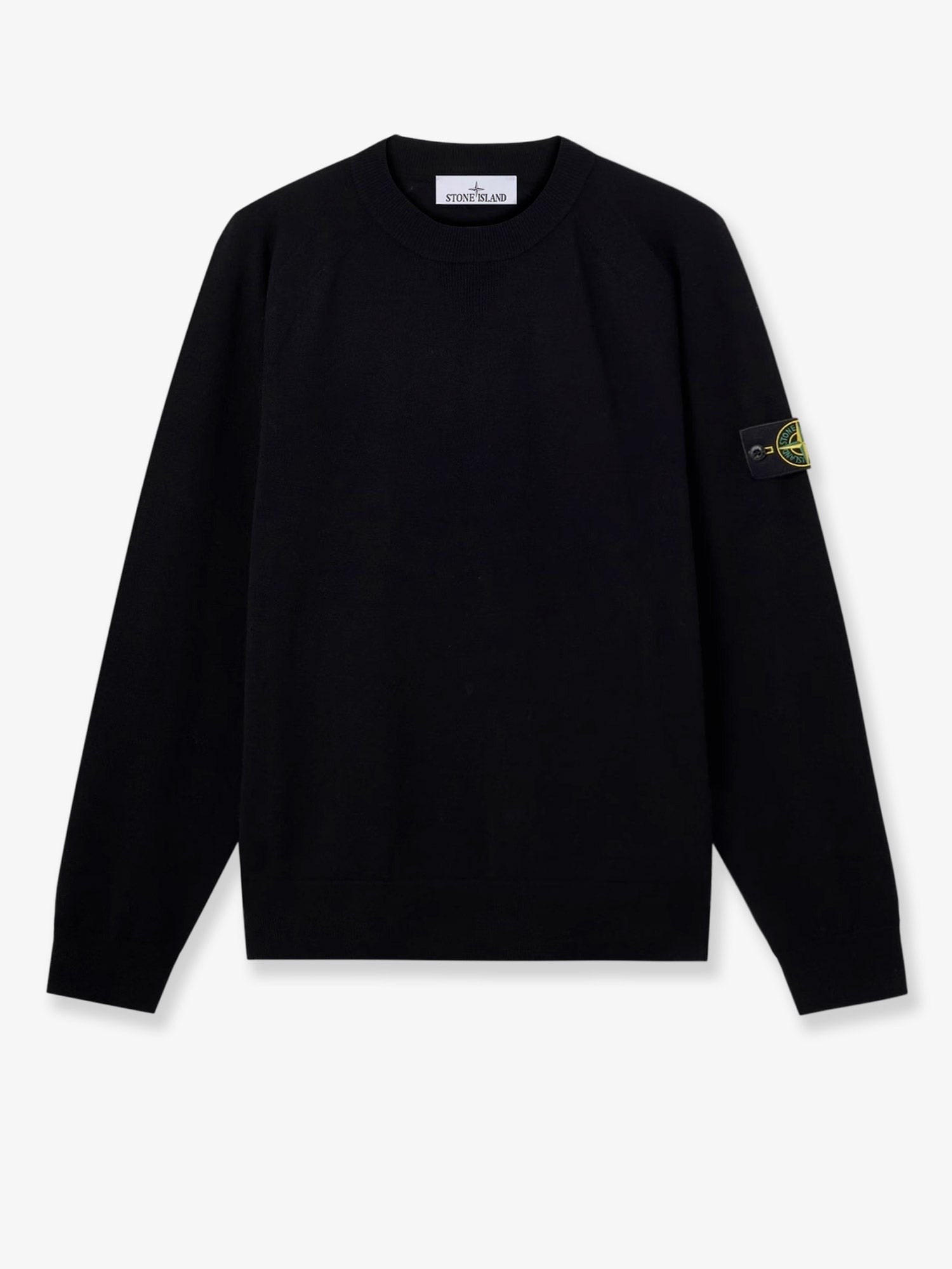 Stone Island Men's Virgin Wool Blend Sweater Black