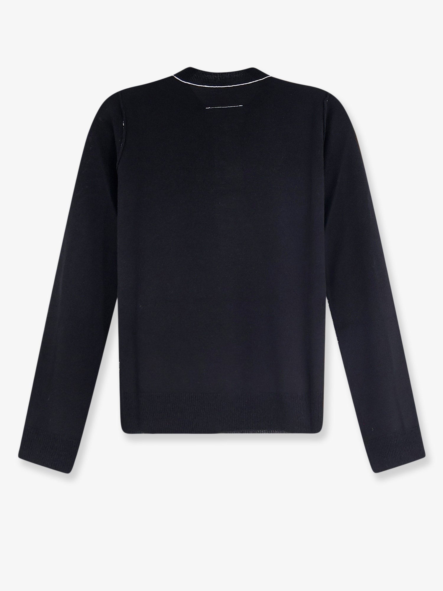 MM6 Maison Margiela Women's Virgin Wool Blend Sweater Black