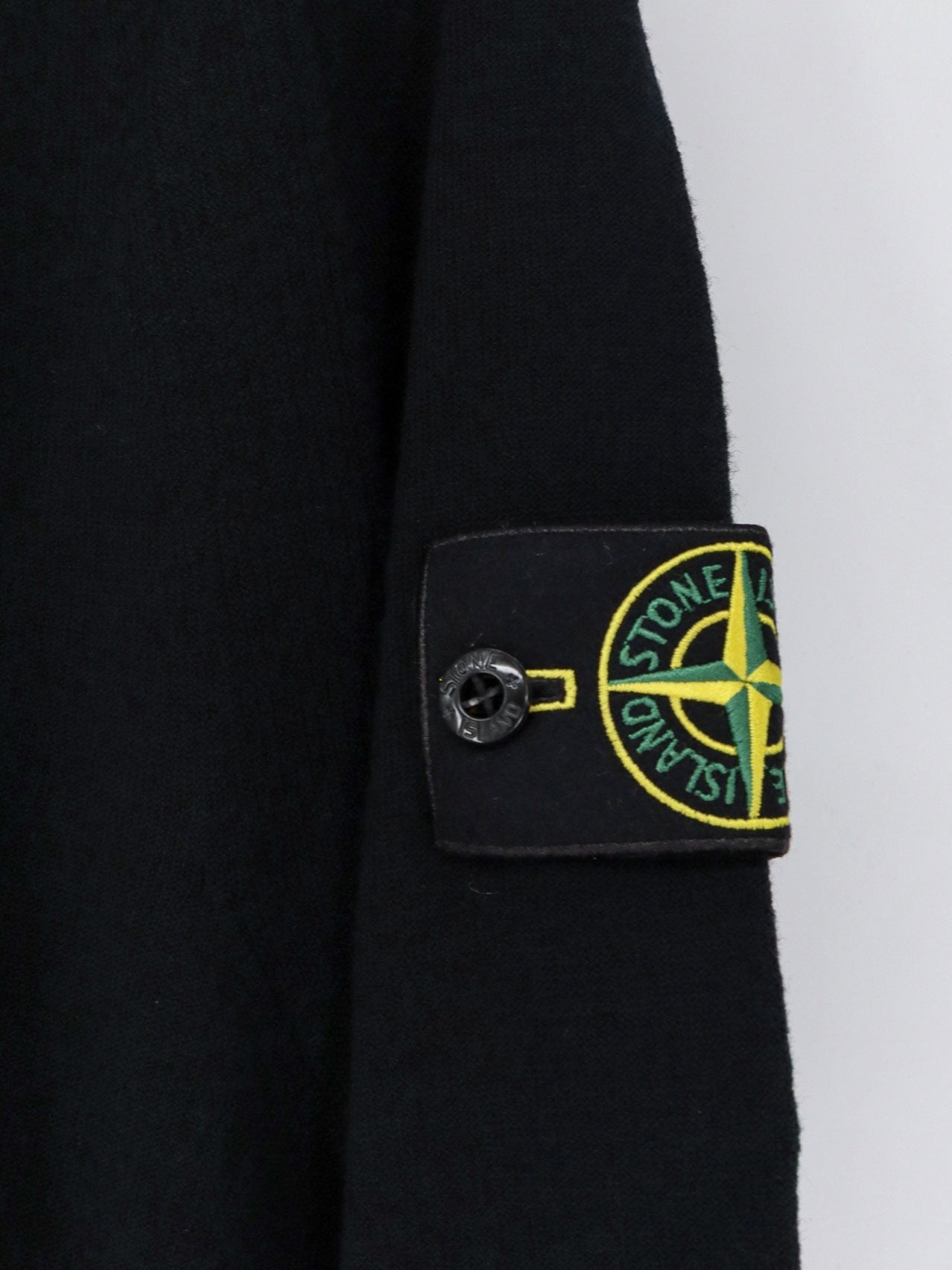 Stone Island Men's Virgin Wool Blend Sweater Black
