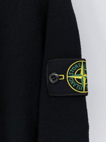 Stone Island Men's Virgin Wool Blend Sweater Black