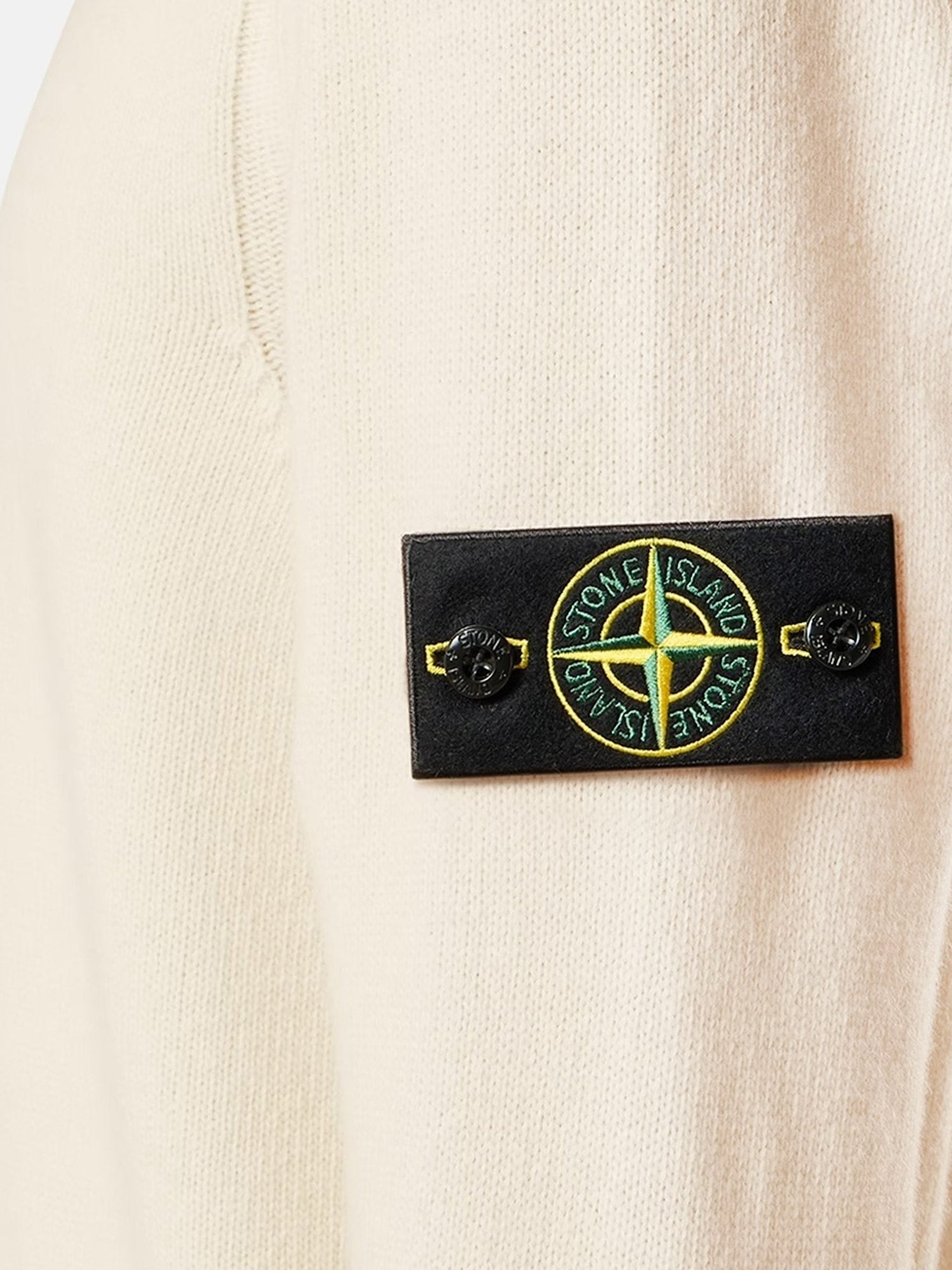 Stone Island Men's Virgin Wool Blend Sweater White