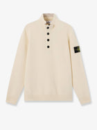 Stone Island Men's Virgin Wool Blend Sweater White