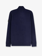 Stone Island Men's Virgin Wool Blend Sweater Blue, view 2