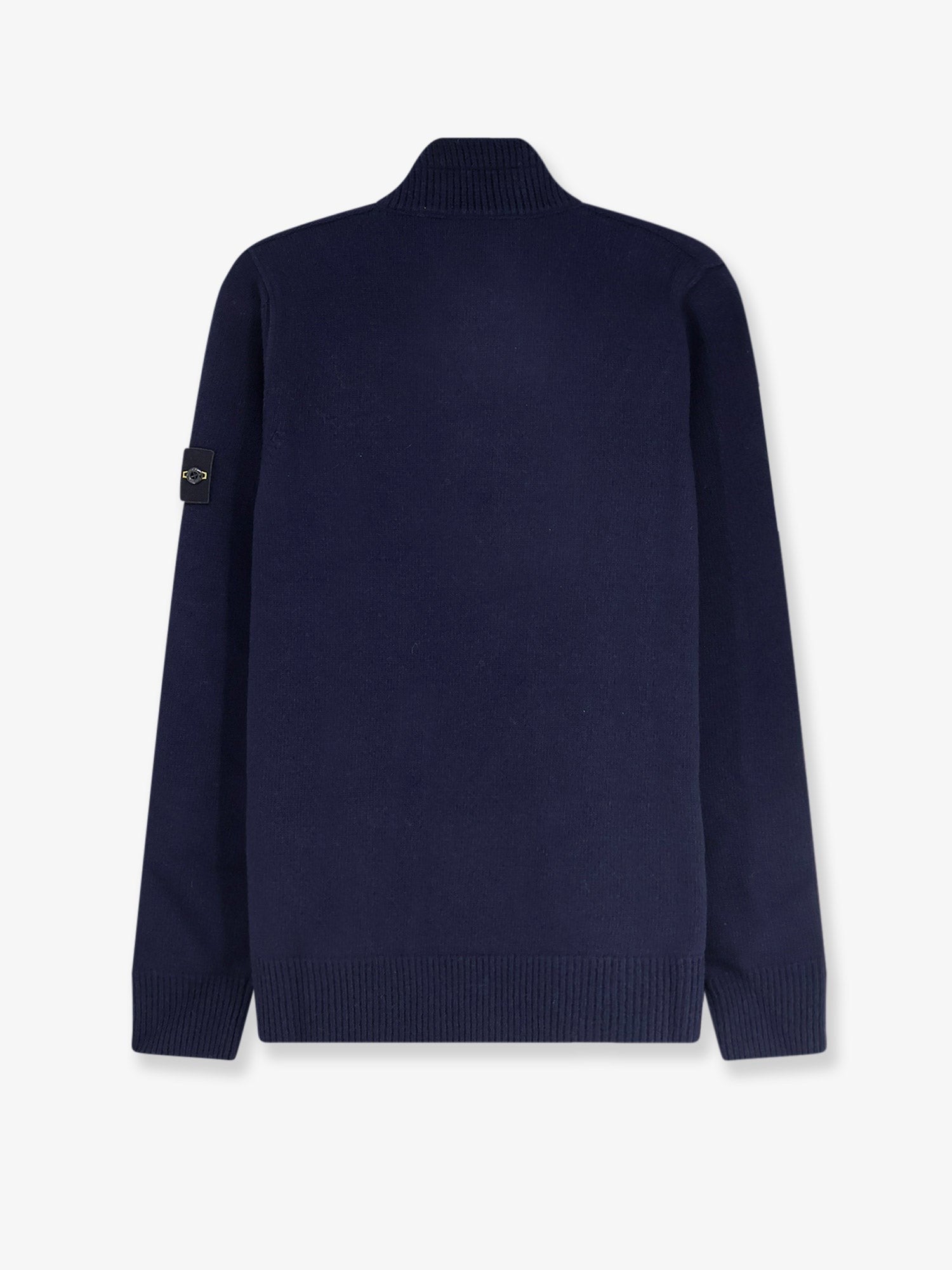 Stone Island Men's Virgin Wool Blend Sweater Blue