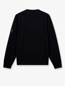 Stone Island Men's Virgin Wool Blend Sweater Black