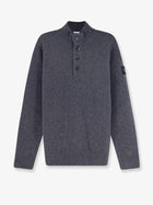 Stone Island Men's Virgin Wool Blend Sweater MELANGE LEAD