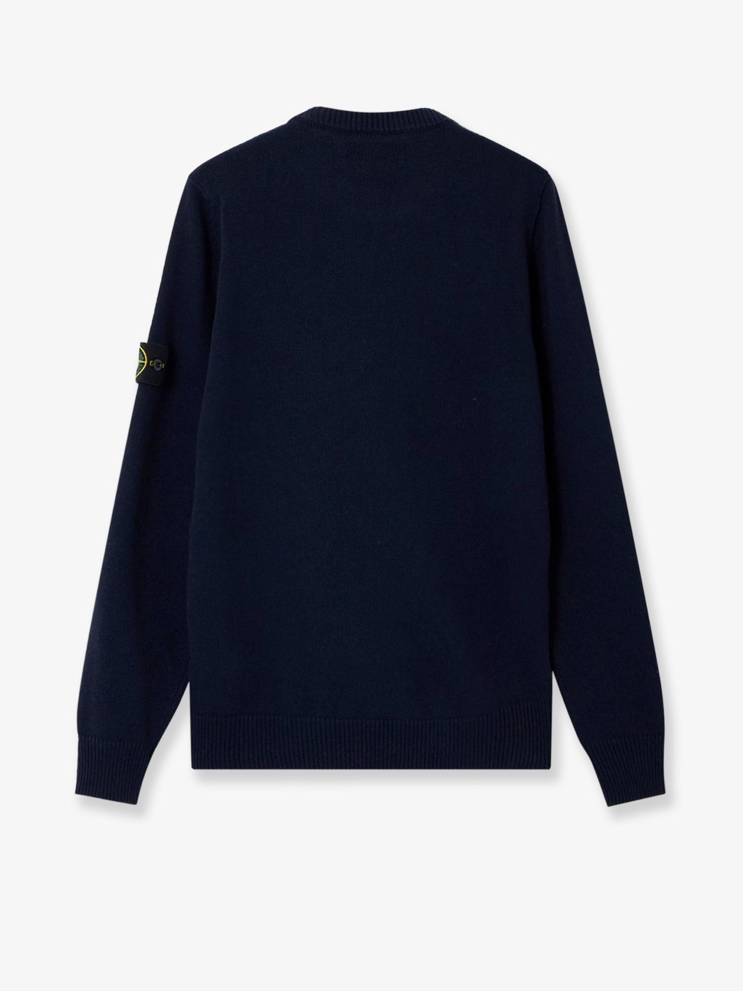 Stone Island Men's Virgin Wool Blend Sweater Blue