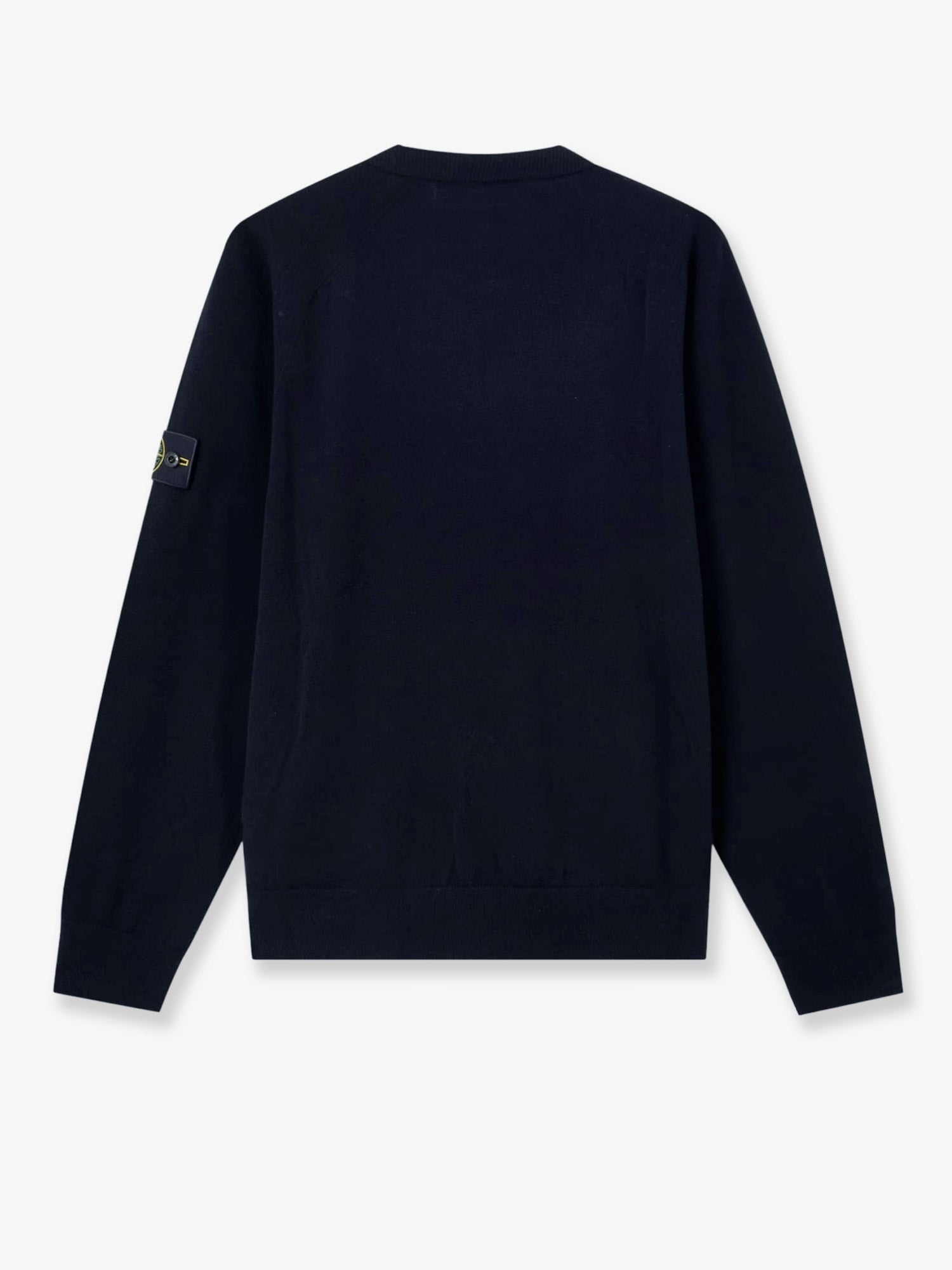 Stone Island Men's Virgin Wool Blend Sweater Blue